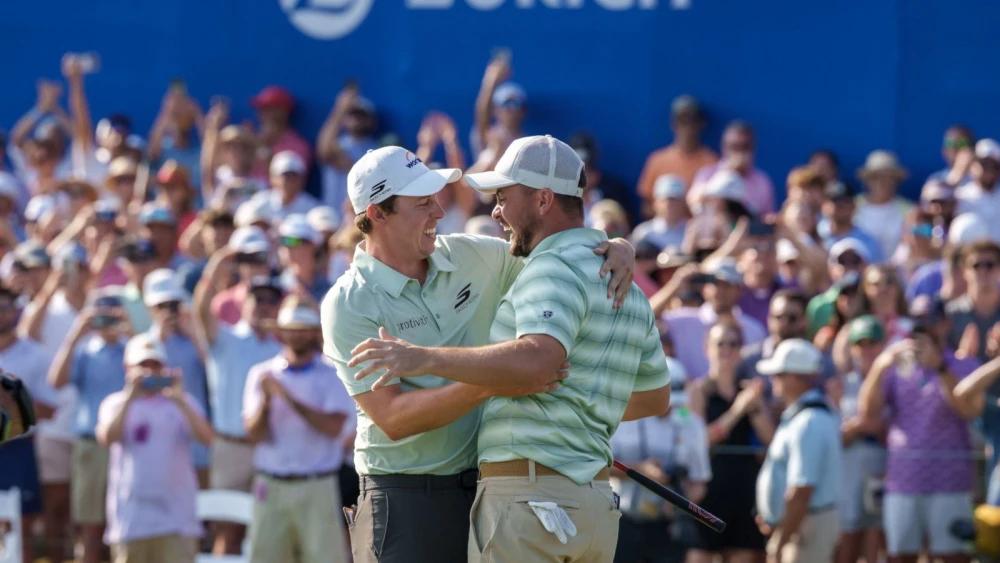 Matt Fitzpatrick and brother Alex make history with dramatic Zurich Classic win