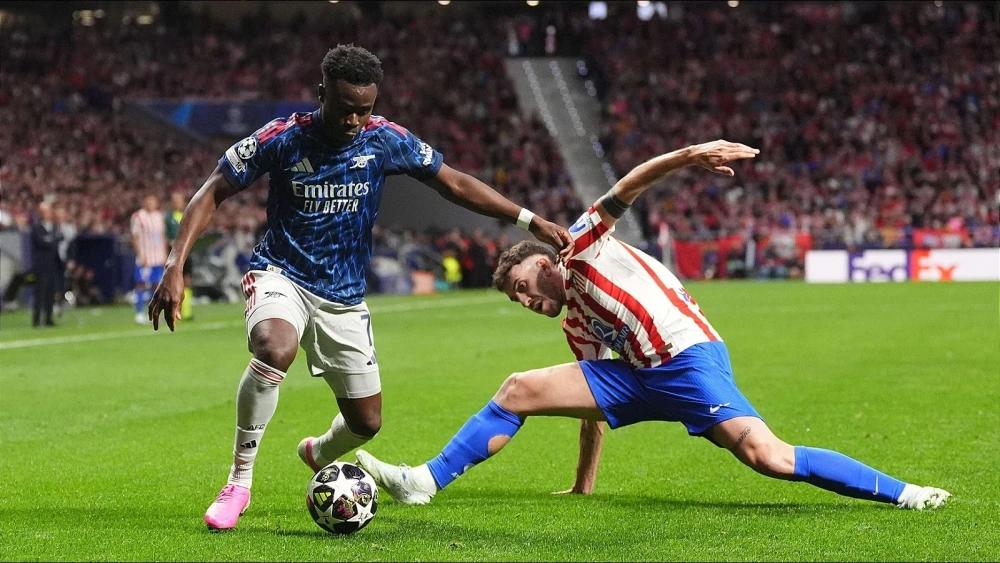 Bukayo Saka backs Arsenal to win 'huge' second leg clash with Atletico