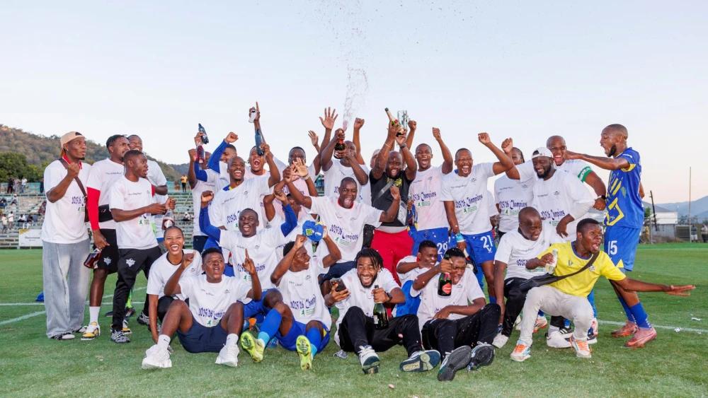 Kruger United promoted to Betway Premiership with two games to spare