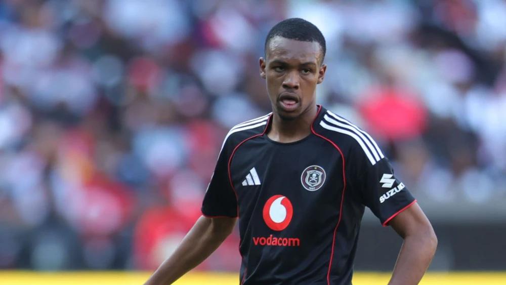 Orlando Pirates midfielder Simphiwe Selepe reacts to breakthrough performance