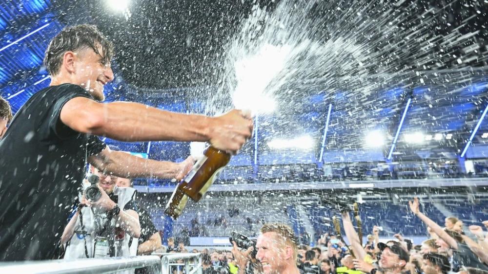 Paderborn complete stunning extra-time promotion victory as Wolfsburg crash out of Bundesliga