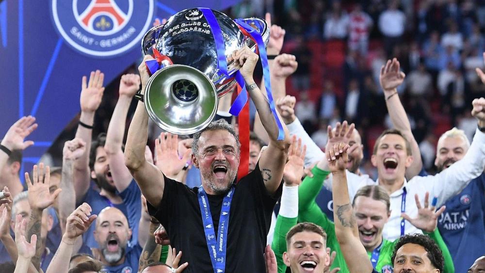 Luis Enrique joins European coaching elite as PSG retain Champions League crown