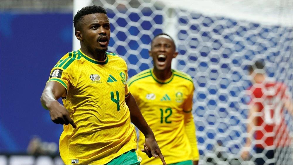 Teboho Mokoena penalty keeps Bafana Bafana's World Cup hopes alive in Czechia draw