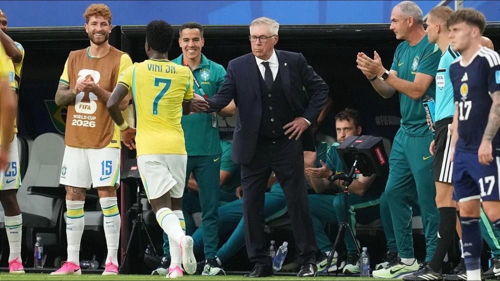 Carlo Ancelotti praises Vinicius Junior after stunning Brazil performance at FIFA World Cup