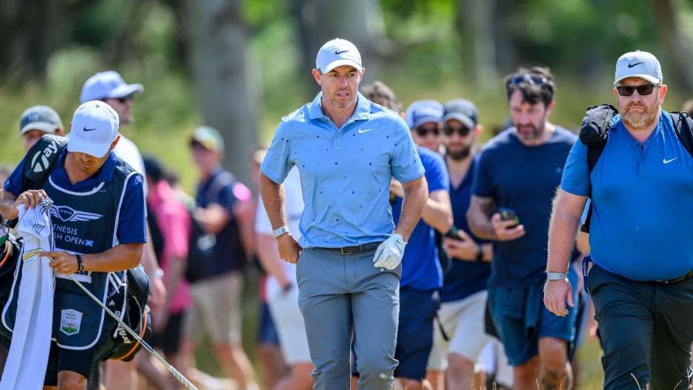 Rory McIlroy stays on course with share of Scottish Open lead heading into weekend