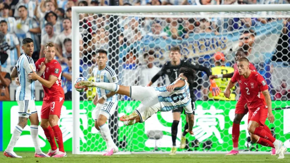 Argentina outlast 10-man Switzerland in FIFA World Cup extra-time thriller
