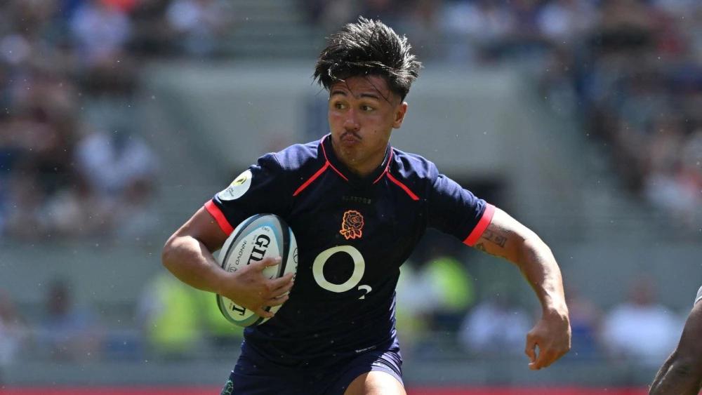 England survive chaotic clash to defeat Argentina in Nations Championship