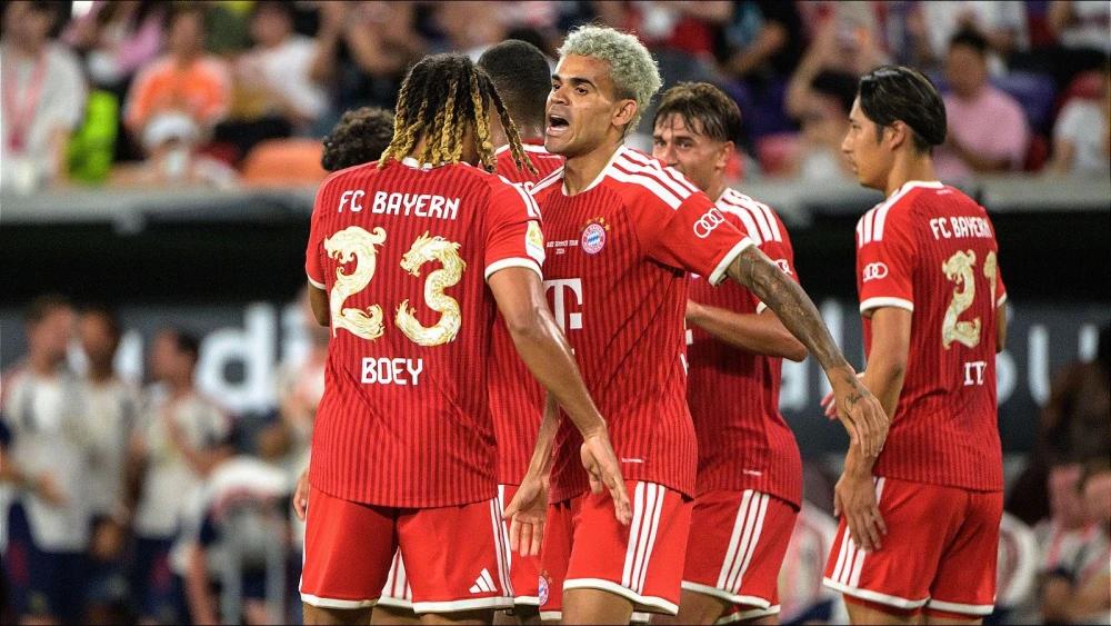 Luis Diaz 'lights up' Hong Kong as Bayern Munich beat Aston Villa