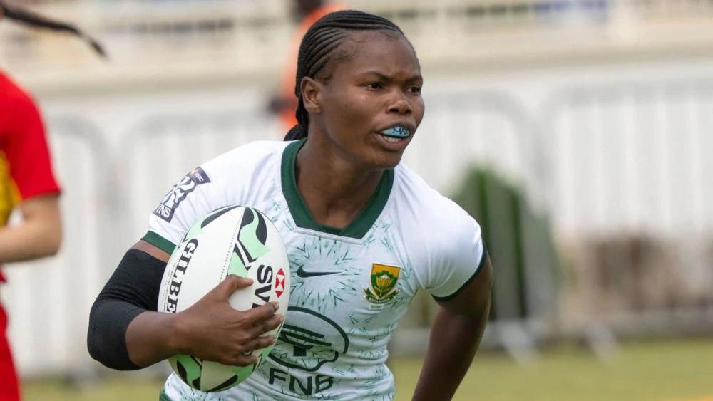 Maria Tshiremba hat-trick seals Springbok Women series win over Fiji