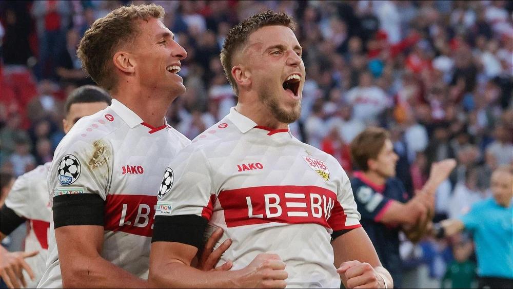 Ermedin Demirovic erupts to fire Stuttgart to Champions League win