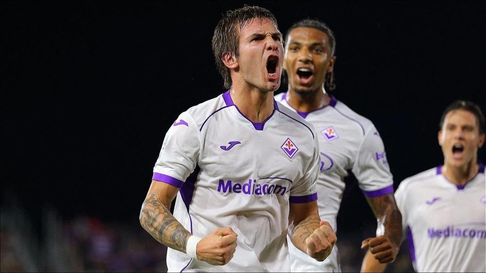 Franco Mastantuono treble fires Fiorentina to first Serie A win