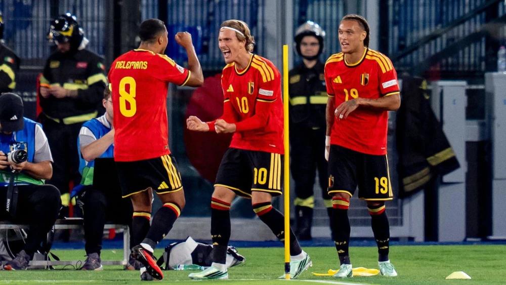 Belgium hand Italy another setback with 2-0 Nations League win