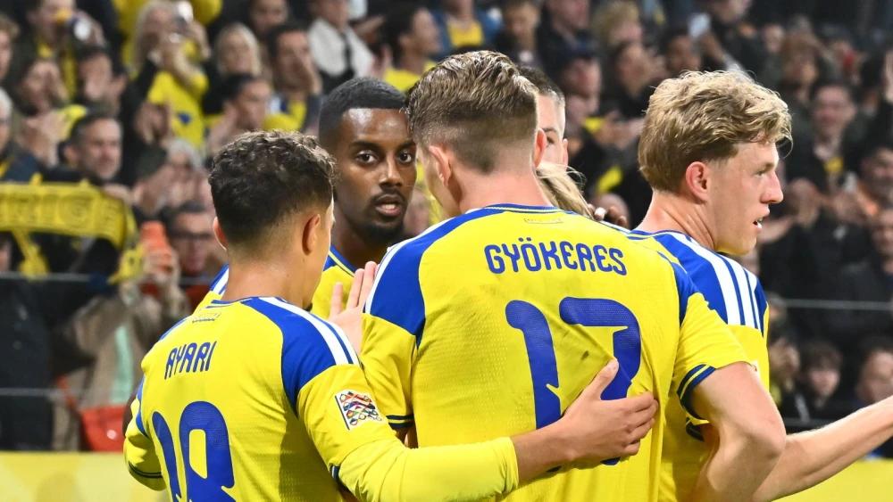 Alexander Isak back in Liverpool after injury blow during Sweden victory