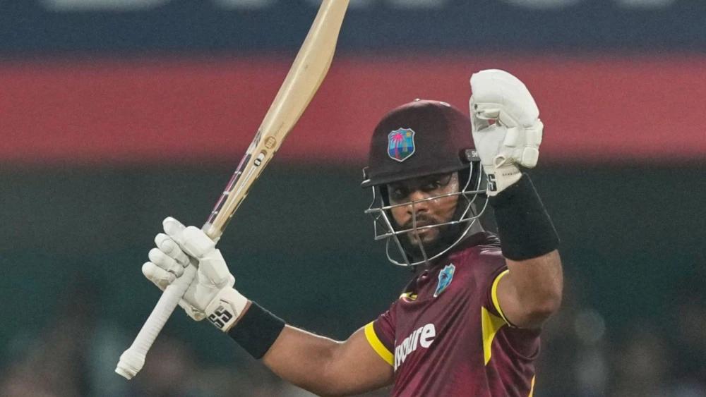 Shai Hope century drives West Indies to their highest ever ODI run-chase in India