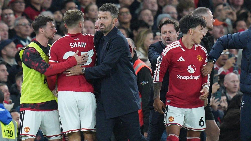 Carrick shares 'mixed feelings' after Man United draw against Tottenham