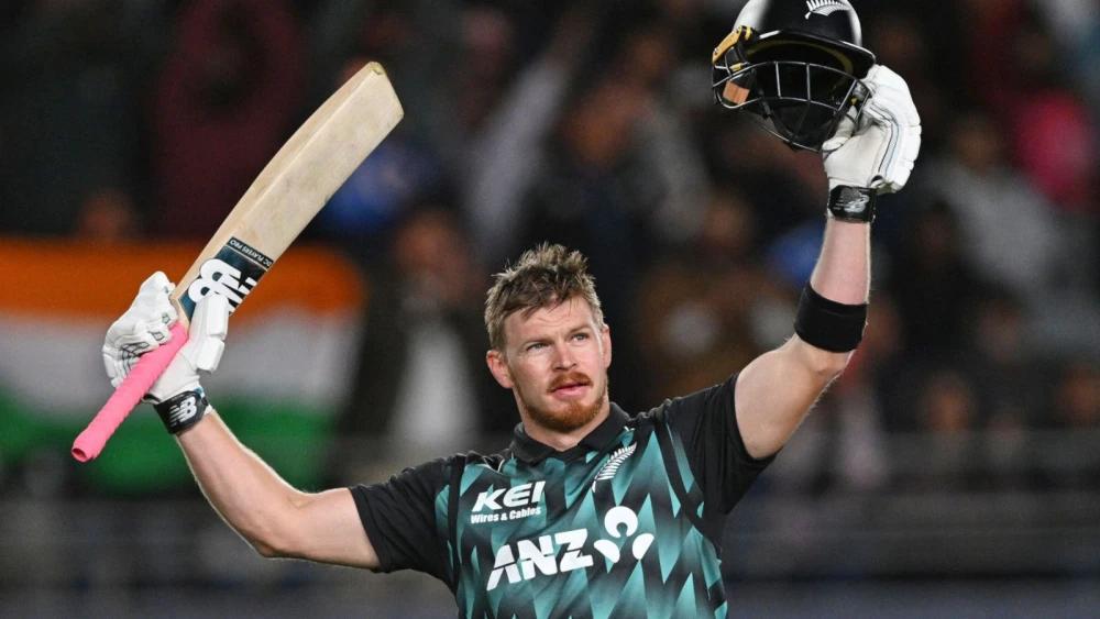Glenn Phillips hits century as New Zealand claim T20I victory against India