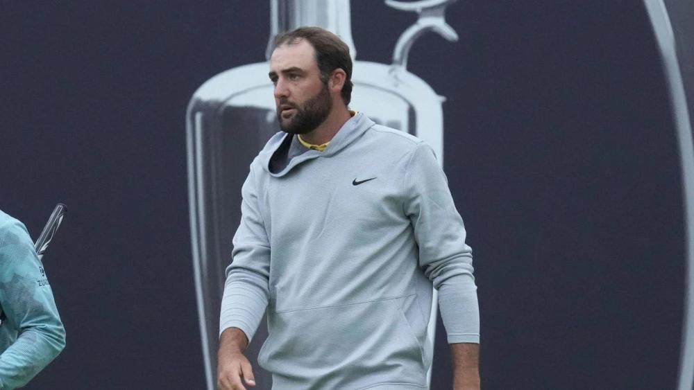 World No 1 Scottie Scheffler leads Matt Fitzpatrick at Open Championship halfway mark