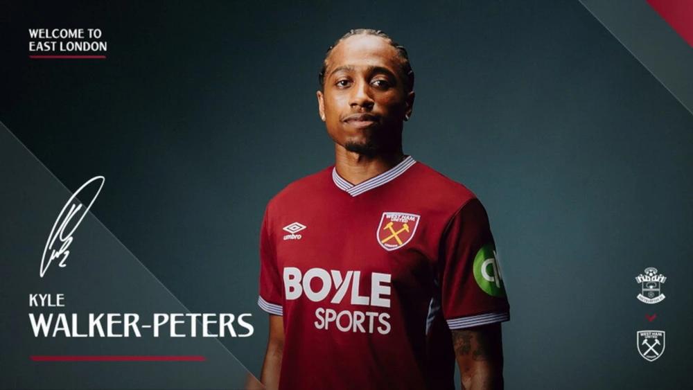 Kyle Walker-Peters joins West Ham on free transfer after Southampton contract expires