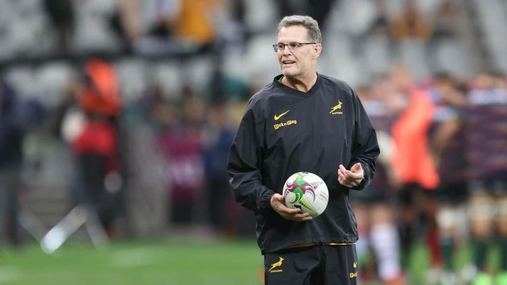 Rassie Erasmus 'moans' about Springbok defence despite drubbing Barbarians