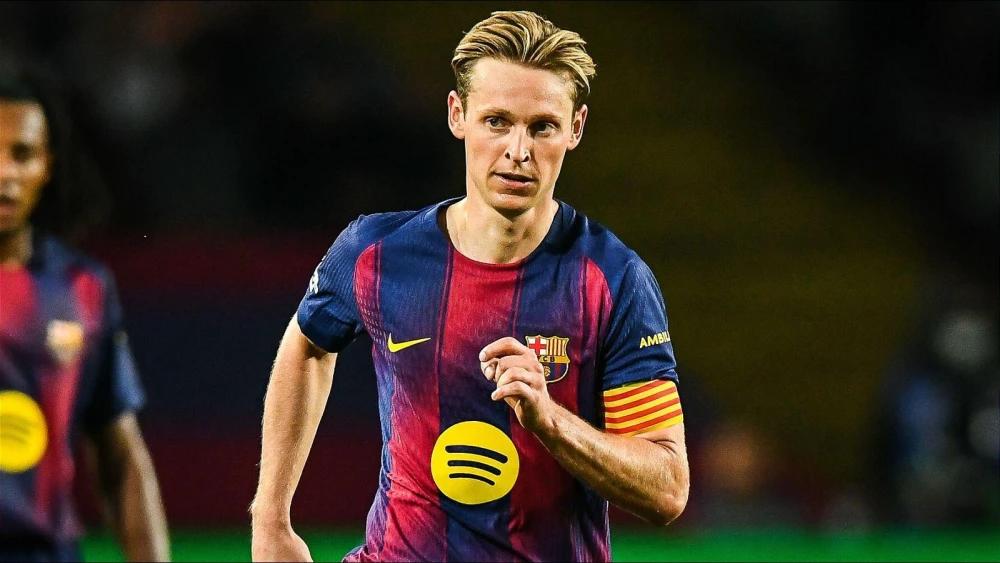 Barcelona sweating as midfielder Frenkie de Jong ruled out for six weeks