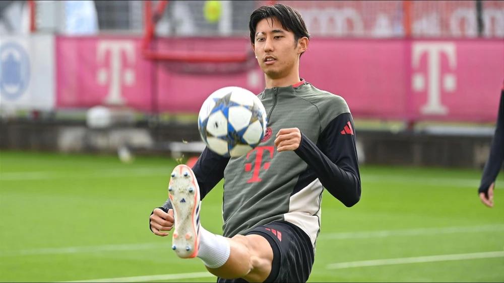 Hiroki Ito returns to training for Bayern Munich ahead of PSG clash
