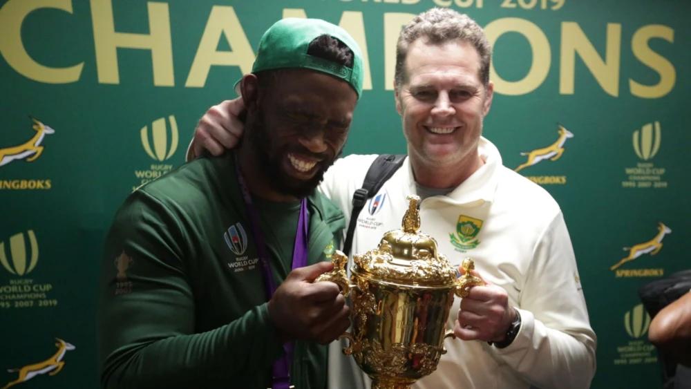 SA Rugby congratulates Siya Kolisi, Rassie Erasmus on significant milestones