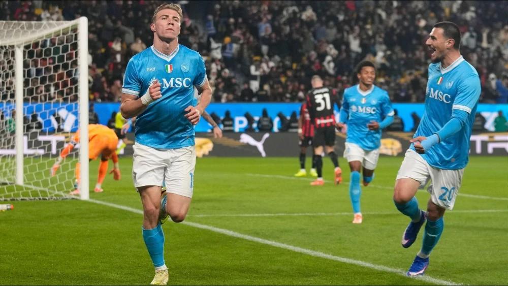 Rasmus Hojlund fires Napoli into Super Cup final downing AC Milan