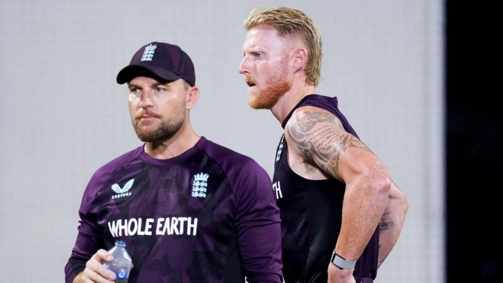 Ben Stokes comes out to bat for Brendon McCullum despite England's Ashes defeat