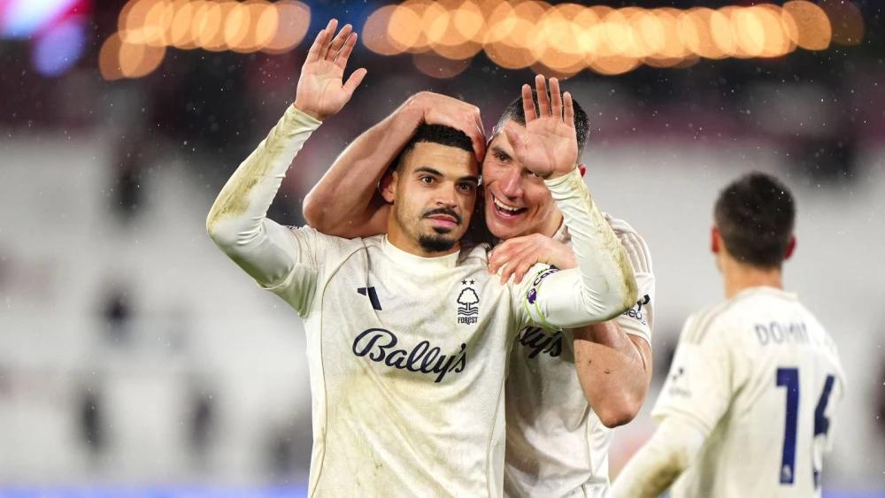 Late Morgan Gibbs-White penalty lifts Nottingham Forest to win over troubled West Ham