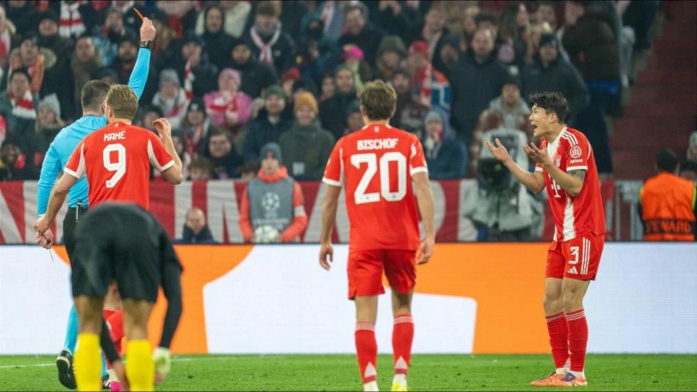 Bayern Munich boss Vincent Kompany defends Kim Min-Jae red card in Champions League win