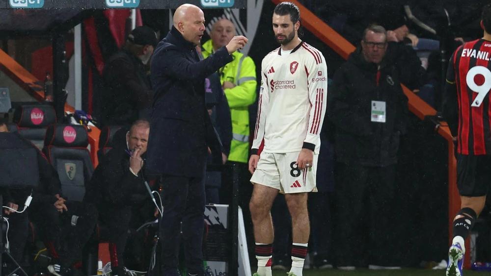 Arne Slot feels Liverpool 'ran out of energy' in Premier League loss to Bournemouth