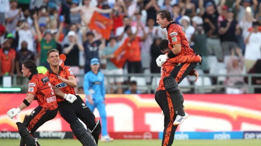 Sunrisers Eastern Cape claim third SA20 title in four seasons after outlasting Pretoria Capitals