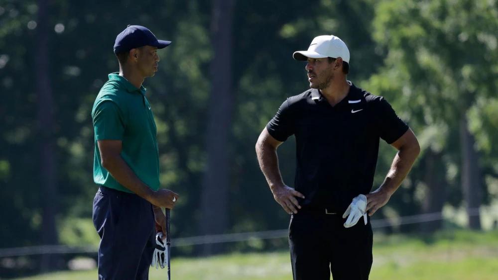 Brooks Koepka leans on Tiger Woods as PGA Tour return begins at Torrey Pines