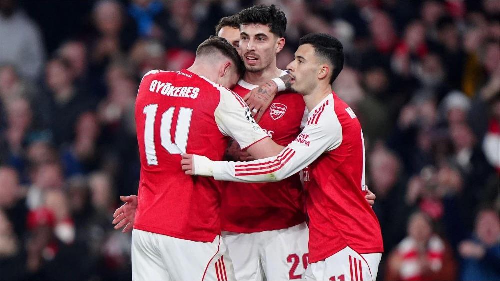 Mikel Arteta salutes Arsenal's perfect eight as Champions League history made