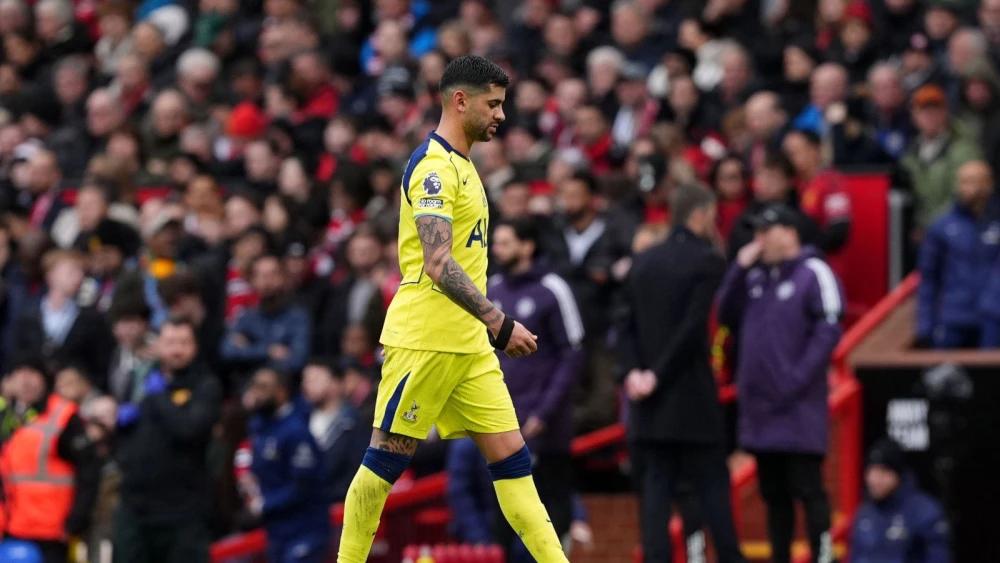 Tottenham captain Cristian Romero faces four-match ban after red card against Man Utd