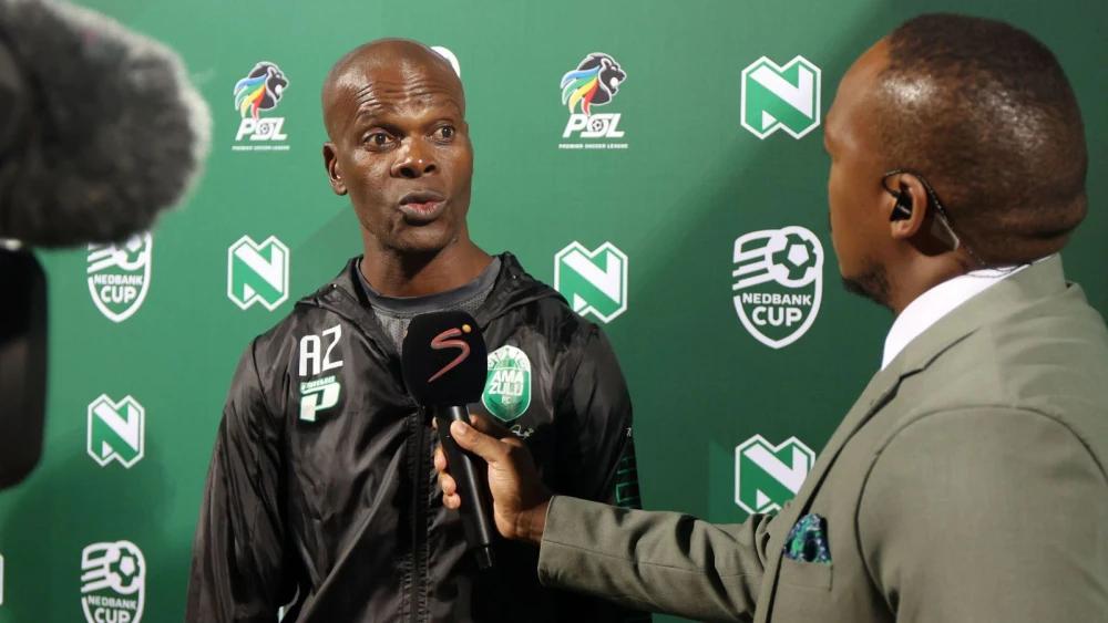AmaZulu FC coach Arthur Zwane slams refereeing after Nedbank Cup win