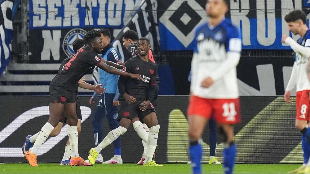 Kasper Hjulmand relieved as Leverkusen edge Hamburg to close gap on top four