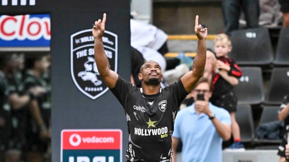 Makazole Mapimpi hails patience after late double caps 100th Sharks appearance