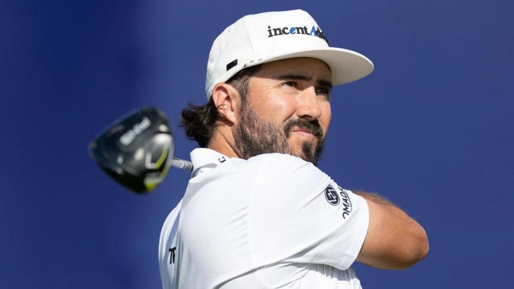 Late birdie streak sees Mark Hubbard rise to the top at Valero Texas Open