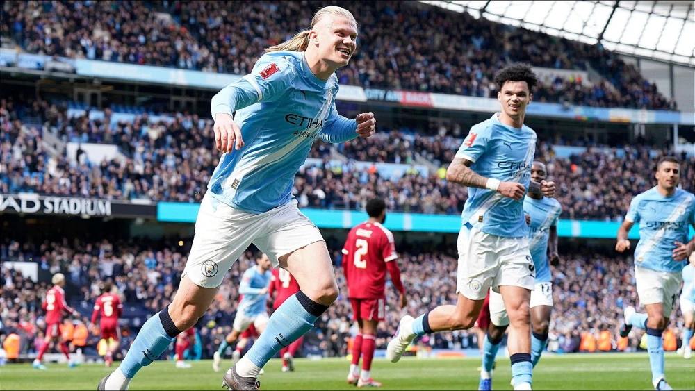 Erling Haaland hat-trick fires Man City past Liverpool to FA Cup semis