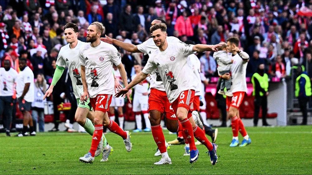 Joshua Kimmich eyes more glory as Bayern storm to Bundesliga title