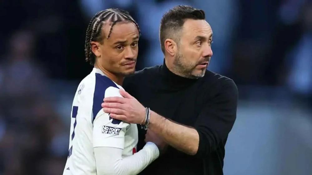 Roberto De Zerbi talks up 'special connection' with Tottenham playmaker Xavi Simons