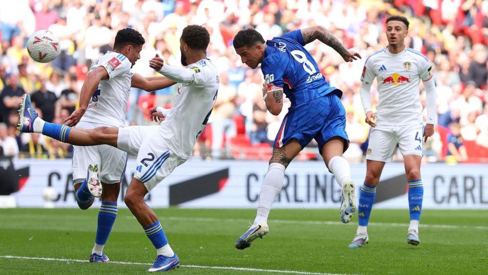 Enzo Fernandez header sends Chelsea past Leeds and into FA Cup final