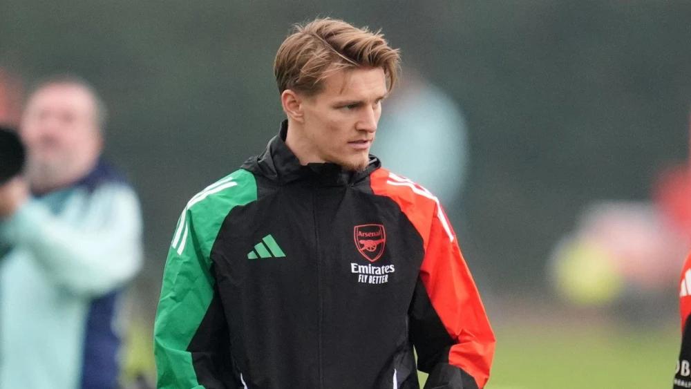 Arsenal manager Mikel Arteta confirms captain Martin Odegaard 'out for weeks'