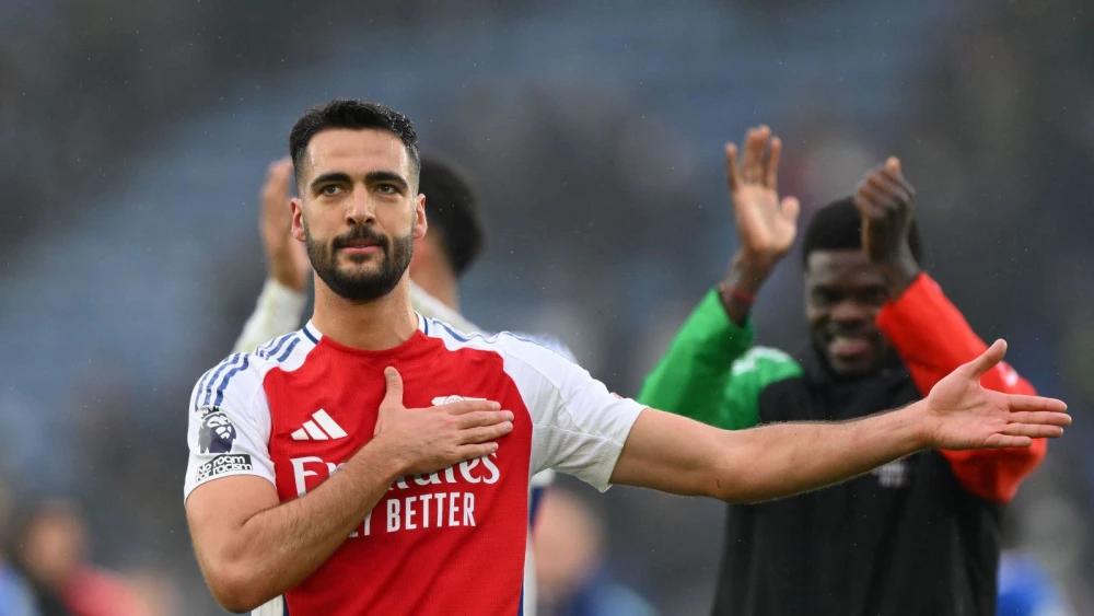 Arsenal boss Mikel Arteta explains decision to play Mikel Merino up front in Leicester win