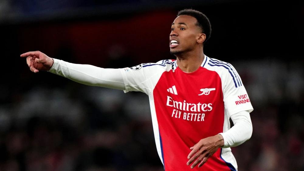 Arsenal manager Mikel Arteta confirms defender Gabriel 'out for weeks'