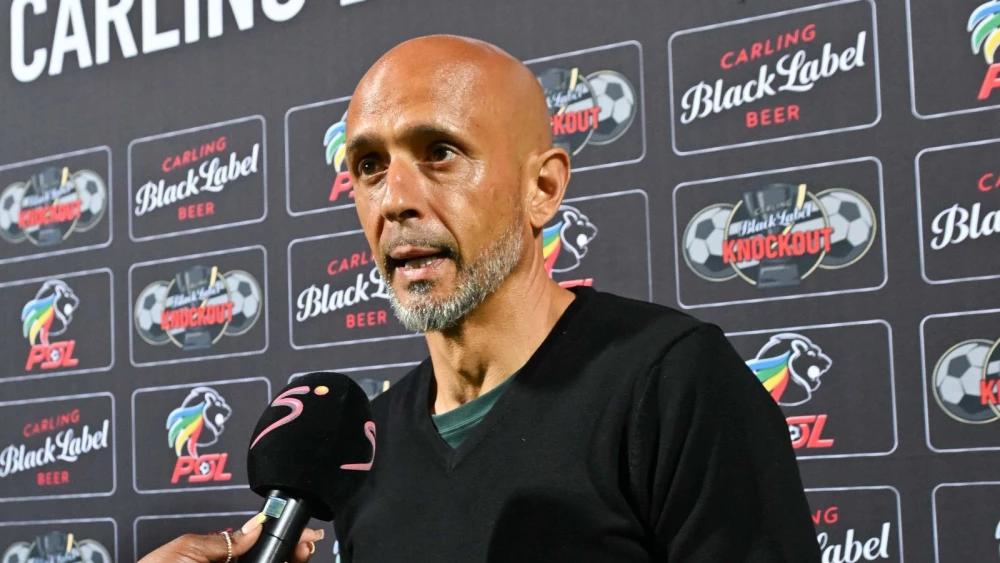 Mamelodi Sundowns coach Miguel Cardoso takes positives from Carling Knockout exit