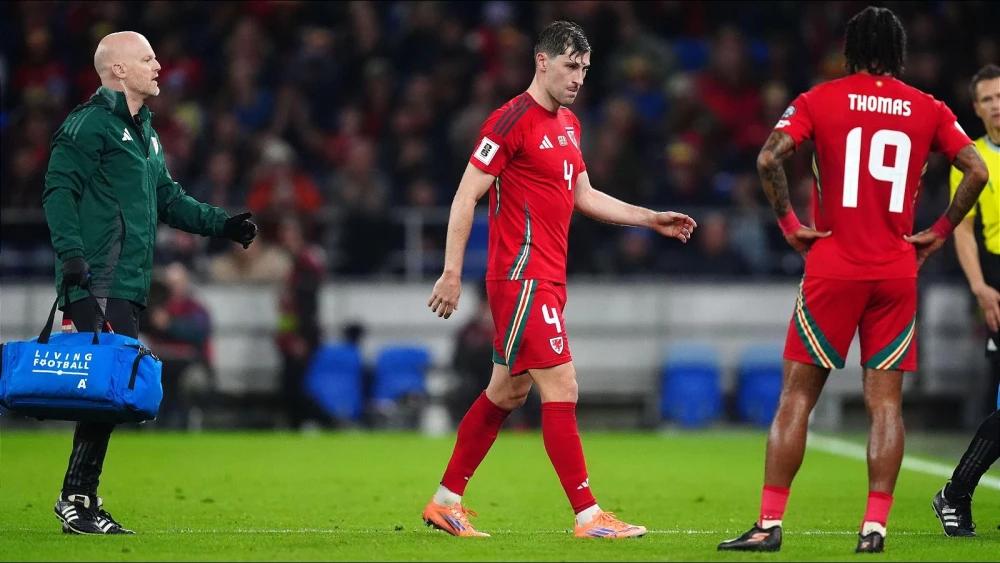 Injury woes mount for Tottenham as Ben Davies limps off for Wales