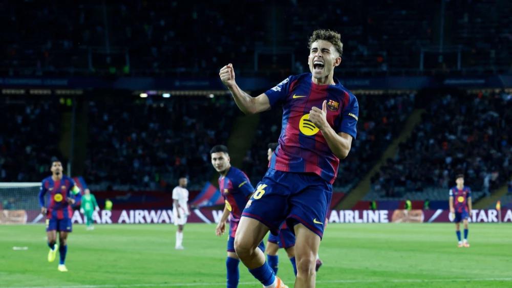Barcelona hit six past Olympiacos in Champions League rout