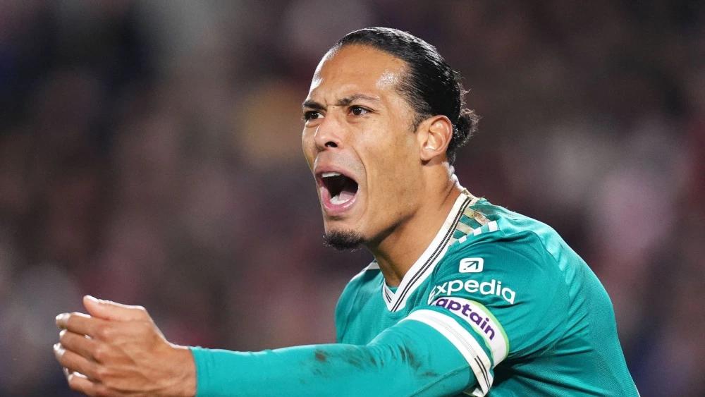 Virgil van Dijk calls for unity as Liverpool slide to fourth straight defeat
